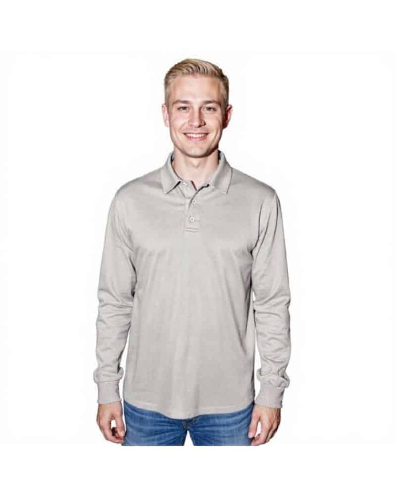 Sea Biscuit Combed Cotton Long Sleeve Golfer - Image 2