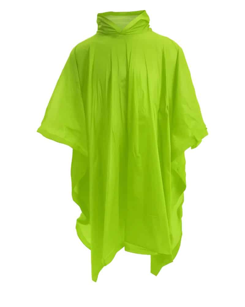 Poncho Rubberized Lime