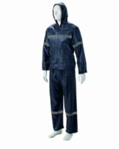 Dromex PRSRUB Reflective Rubberised Rain Suit Navy S-4XL
