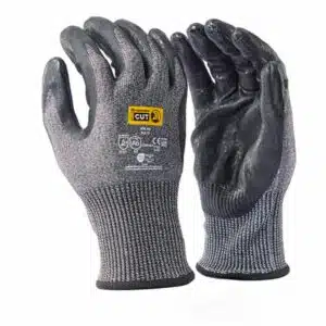 Dromex DG-HFM606 Cut Glove Level F Black/Grey XS‑XXL EN388