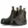 Rebel Anvil Chelsea Safety Boot Full‑Grain Leather Steel Toe