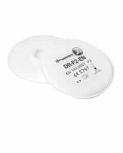 Dromex DR-P2-EN P2 Filter White NRCS/8072/0422 Only Compatible With EN302 Twin Mask DR-ABEK1P3-EN