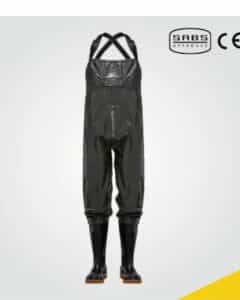 Wayne F1999 Chest Wader Steel Toe Bottle Green UK4-14 SABS