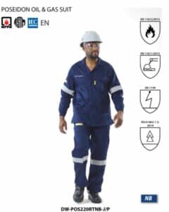 DROMEX POSEIDON 220 FR/AS JACKET — NAVY (DW‑POS220RTNB‑J)