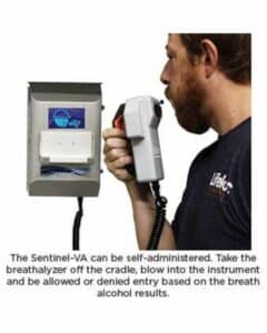Lifeloc Sentinel Breath Alcohol Access Control System IP54