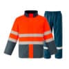 Pioneer Storm Guard PU Rain Suit Hi‑Viz Navy/Orange S–3XL EN343