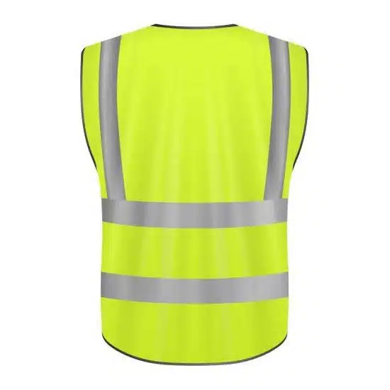Pioneer V037 Reflective Vest PVC Tape Velcro Close Lime M‑4XL - Image 2