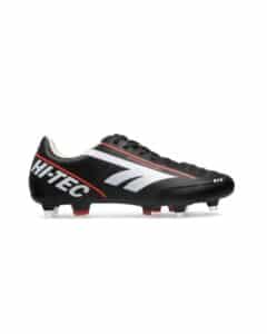 Hi-Tec Dominator - Screw In Soccer Boot BLACK/RED UK6-12