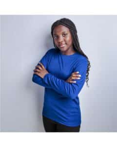 Altitude TS-AL-67-A Kids T-Shirt Long Sleeve Polyester Black/Navy/Red/Royal Blue/White 10-14