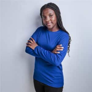 Altitude TS-AL-67-A Kids T-Shirt Long Sleeve Polyester Black/Navy/Red/Royal Blue/White 10-14
