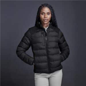 Ladies Alex Varga Monaco Jacket Padded Quilted Black Grey Navy S-4XL