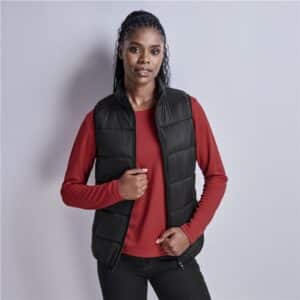 Amrod Catania Bodywarmer Padded Quilted Black/Navy S-4XL