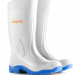 Wayne Phambili NSTC Gumboot Chemical Resistant White/Blue UK5–14 EN20347