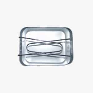 Dixie Pan Set Camping Aluminium Fold-Up Silver 2Pc