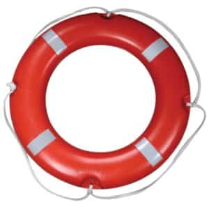 LBRW Life Buoy Ring Grab Rope White Red 2Kg