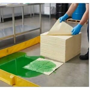 COP200 Chemical Absorbent Pads Chemical Spill Yellow 200 Pack