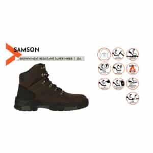 Profit Samson Super Hiker Boot Steel Toe Brown 1-16 ISO20345