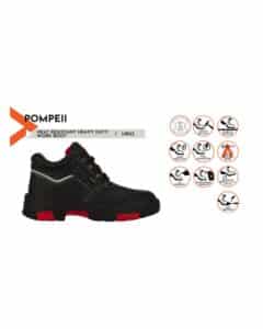 Profit Pompei Boot Heat Resistant Black 1-16 ISO20345