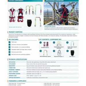 D12701 Live Work FAS (9.08BX) – Aluminium Fall Arrest & Work Positioning System