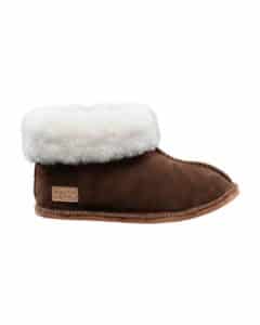 Karoo Sheepskin Slippers Fully Lined Brown Regular Fit